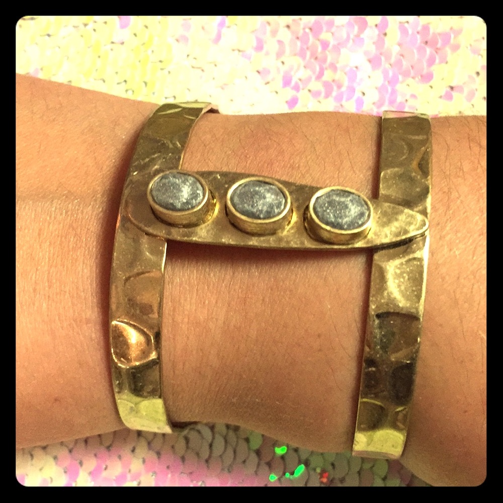 Brass fashion jewelry cuff